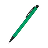 Ручка металлическая Deli, зеленый