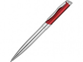 Ручка металлическая шариковая Глазго (красный, серебристый)