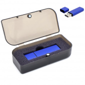 Флешка Loon 16 Гб в футляре, синяя Флешка Loon 16 Гб в футляре, синяя