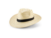 Шляпа из натуральной соломы EDWARD POLI (черный)
