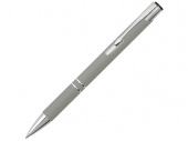 Ручка металлическая шариковая C1 soft-touch (серый)