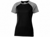 Футболка Backspin Tee женская (черный, серый)