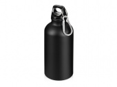 Бутылка Hip S с карабином, 400 мл, матовая (черный)