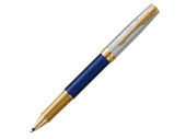 Ручка-роллер Parker Sonnet Queen's Platinum Jubilee 2022 Special Edition (золотистый, синий, серебристый)