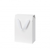 Подарочная коробка-пакет универсальная малая, белая