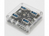 USB-концентратор Orico MH4U-U3 (прозрачный)