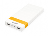 Внешний аккумулятор Kubic PB14L, 14000 mAh (белый, желтый)
