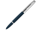 Ручка перьевая Parker 51 Core, F (темно-синий, серебристый)
