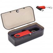 Флешка Twist Color 16 Гб в футляре, красная Флешка Twist Color 16 Гб в футляре, красная