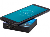 Беспроводной внешний аккумулятор Fusion, 5000 mAh (черный)