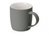 Кружка с покрытием soft-touch Dalgona (серый)