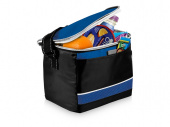 Спортивная сумка-холодильник Levi (черный, ярко-синий)