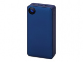 Внешний аккумулятор Mild Pro c быстрой зарядкой QC/PD, металлик soft-touch, 20 000 mAh (синий)
