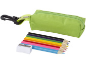 Набор цветных карандашей (разноцветный, зеленый)