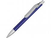 Ручка металлическая шариковая Large (синий, серебристый)