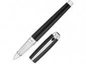 Ручка-роллер Line D Large (черный, серебристый)