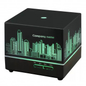 Светодиодный увлажнитель Wisdom с подсветкой гравировки, черный