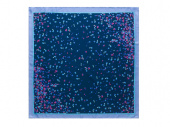Шелковый платок Tourbillon (синий)