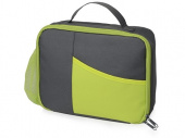 Изотермическая сумка-холодильник "Breeze" для ланч бокса, серый/зел яблоко