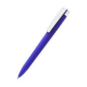 Ручка пластиковая T-pen софт-тач, синяя