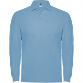 Футболка поло ESTRELLA L/S мужская, НЕБЕСНО-ГОЛУБОЙ 3XL