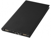 Внешний аккумулятор Plate, 8000 mAh (черный)