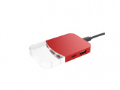 USB хаб Mini iLO Hub (красный)