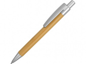 Ручка шариковая Borneo (серебристый, светло-коричневый)