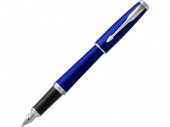 Ручка перьевая Parker Urban Core Nighsky Blue CT (синий, серебристый)