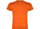Футболка Teckel с карманом мужская (оранжевый)