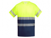 Футболка Tauri мужская (navy, неоновый желтый)