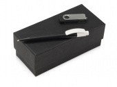 Подарочный набор Uma Memory с ручкой и флешкой (черный)