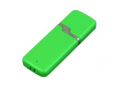 USB 2.0- флешка на 64 Гб с оригинальным колпачком (зеленый)