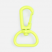 Застежка-карабин Snap Hook, M, желтый неон