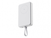 Внешний аккумулятор с кабелем Xiaomi 33W Magnetic Power Bank (Integrated Cable), 10000 мАч (белый)