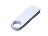 USB 3.0-флешка на 32 Гб с мини чипом и круглым отверстием (белый)