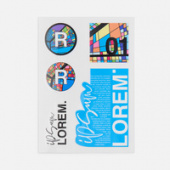 Наклейки UV-DTF Sticker Pack на заказ, S
