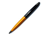 Ручка шариковая Nouvelle (черный, оранжевый)