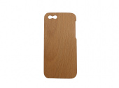 Чехол для iPhone 5/5s/SE Monolit Hole, бук (светло-коричневый)