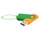 Флешка Designer To Go 2.0 USB 16Gb, оранжевый/зеленый Флешка Designer To Go 2.0 USB 16Gb, оранжевый/зеленый