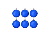 Набор ёлочных шаров Ассорти (синий)
