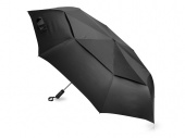 Зонт складной Canopy с большим двойным куполом (d135 см) (черный)