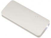 Портативное зарядное устройство, 10000 mAh (белый)