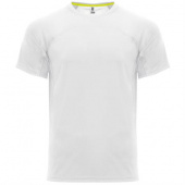 Спортивная футболка MONACO унисекс, БЕЛЫЙ XS