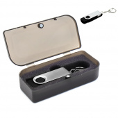 Флешка Twist 16 Гб в футляре, черная Флешка Twist 16 Гб в футляре, черная