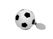USB-флешка на 32 Гб в виде футбольного мяча (черный, белый)