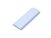 USB 2.0- флешка на 32 Гб с оригинальным двухцветным корпусом (белый)