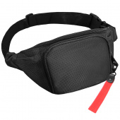 Поясная сумка SPLIT TO GO, Чёрный/Красный