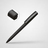 Ручка пластиковая soft-touch шариковая Zorro (черный)