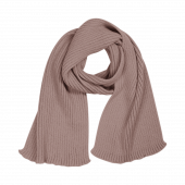 Шарф Forges вязаный, коричневый